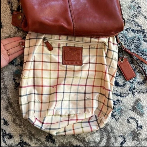 RARE COACH 11423 BLEECKER DUFFLE LEATHER w/OG HANGTAG SHADE OF WHISKEY RUST - Picture 14 of 15